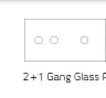 Livolo Luxury White Pearl Crystal Glass, EU standard, Single Glass Panel For 2 Gang  Wall Touch Switch,VL-C7-C2-11 (7 Colors)