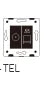 Livolo Luxury White Pearl Crystal Glass, EU standard, Single Glass Panel For 2 Gang  Wall Touch Switch,VL-C7-C2-11 (7 Colors)