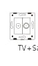 Livolo Luxury White Pearl Crystal Glass, EU standard, Single Glass Panel For 2 Gang  Wall Touch Switch,VL-C7-C2-11 (7 Colors)