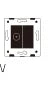 Livolo Luxury White Pearl Crystal Glass, EU standard, Single Glass Panel For 2 Gang  Wall Touch Switch,VL-C7-C2-11 (7 Colors)