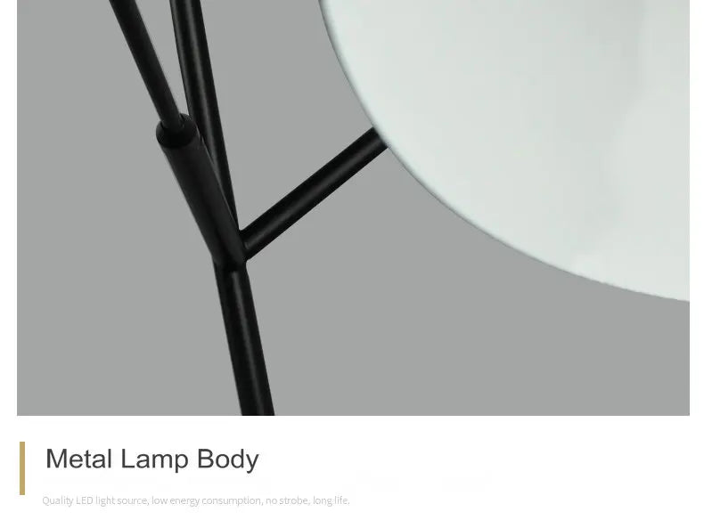 Modern 1/3 Heads LED Floor Lamp for Living Room Bedroom Study Office Lustre Black Standing Light with Flexible Adjustable Head