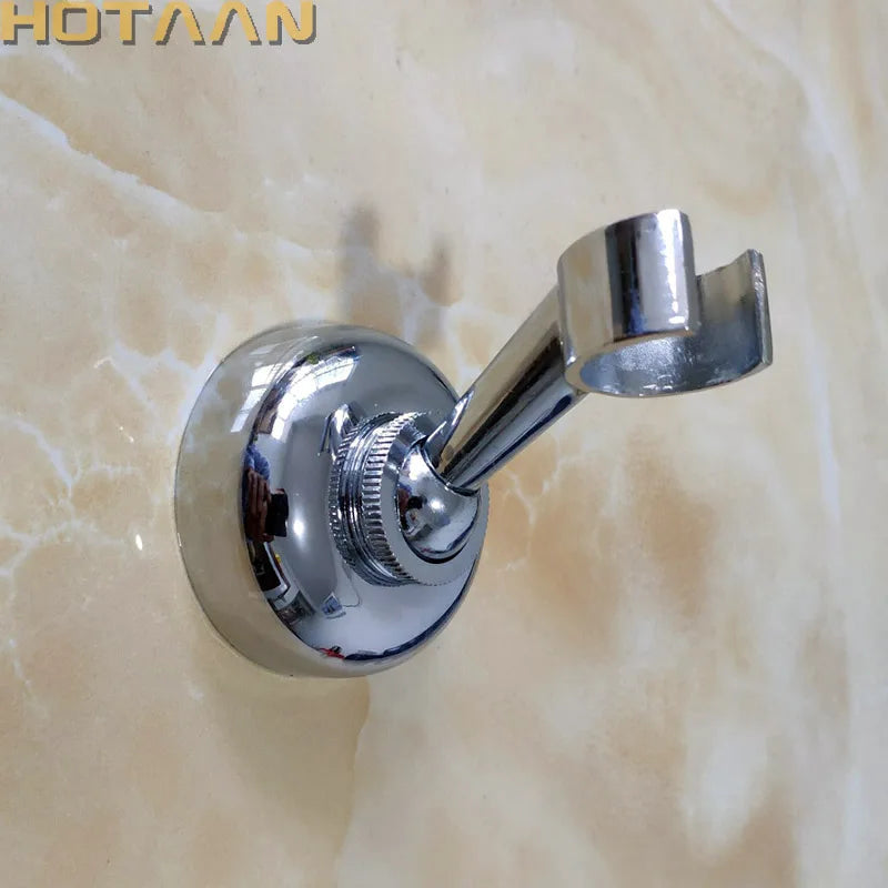 Solid Zinc Alloy  Made Chrome Wall Mounted Hand Shower Holder Hook Pedestal Bracket In Wall Shower Accessories Bathroom Fitting