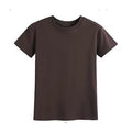 casual 95% Cotton Basic T Shirt Women Summer O-neck Short Sleeve sexy T shirt Plus Size 3XL solid Color slim Tee top Female