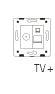 Livolo Luxury White Pearl Crystal Glass, EU standard, Single Glass Panel For 2 Gang  Wall Touch Switch,VL-C7-C2-11 (7 Colors)