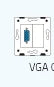 Livolo Luxury White Pearl Crystal Glass, EU standard, Single Glass Panel For 2 Gang  Wall Touch Switch,VL-C7-C2-11 (7 Colors)