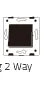 Livolo Luxury White Pearl Crystal Glass, EU standard, Single Glass Panel For 2 Gang  Wall Touch Switch,VL-C7-C2-11 (7 Colors)