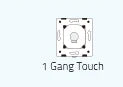 Livolo Luxury White Pearl Crystal Glass, EU standard, Single Glass Panel For 2 Gang  Wall Touch Switch,VL-C7-C2-11 (7 Colors)