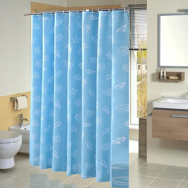 Hot Sale 100% Waterproof Polyester Shower Curtain with Custom Design