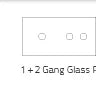 Livolo Luxury White Pearl Crystal Glass, EU standard, Single Glass Panel For 2 Gang  Wall Touch Switch,VL-C7-C2-11 (7 Colors)