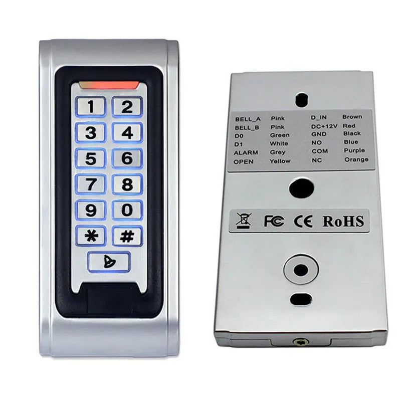 Metal Access Control System Keypad Proximity Entry Door Lock Entry System for Home Office