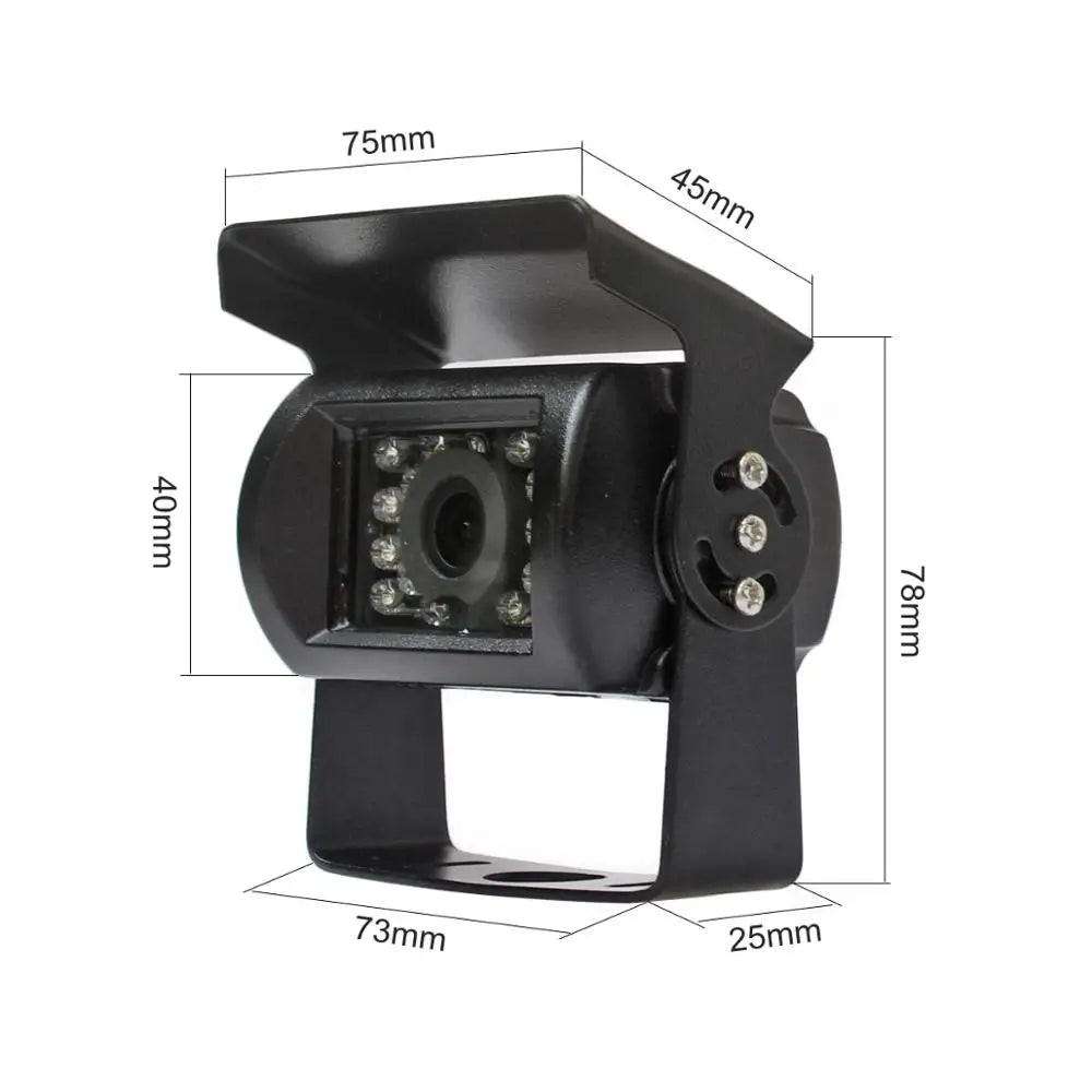 SMALUCK CVBS 12V-24V CCD Van Bus Lorry Car Camera IP68 Waterproof Rear View Reversing Parking Camera IR Night Vision