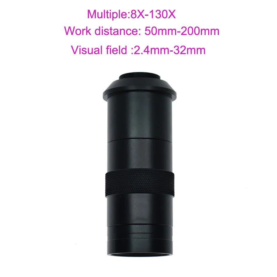 Full HD 48MP 4K 30FPS Industry Video Microscope Camera HDMI-compatible USB Simultaneous Output Magnifier Chip Phone Repair