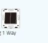 Livolo Luxury White Pearl Crystal Glass, EU standard, Single Glass Panel For 2 Gang  Wall Touch Switch,VL-C7-C2-11 (7 Colors)