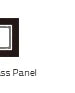 Livolo Luxury White Pearl Crystal Glass, EU standard, Single Glass Panel For 2 Gang  Wall Touch Switch,VL-C7-C2-11 (7 Colors)