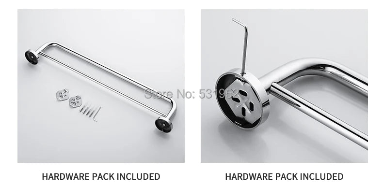 Bathroom Accessories Towel Rack Shelf Paper Holder Stainless Steel Toilet Brush Holder Hand Towel Ring Robe Hook Hanger Chrome