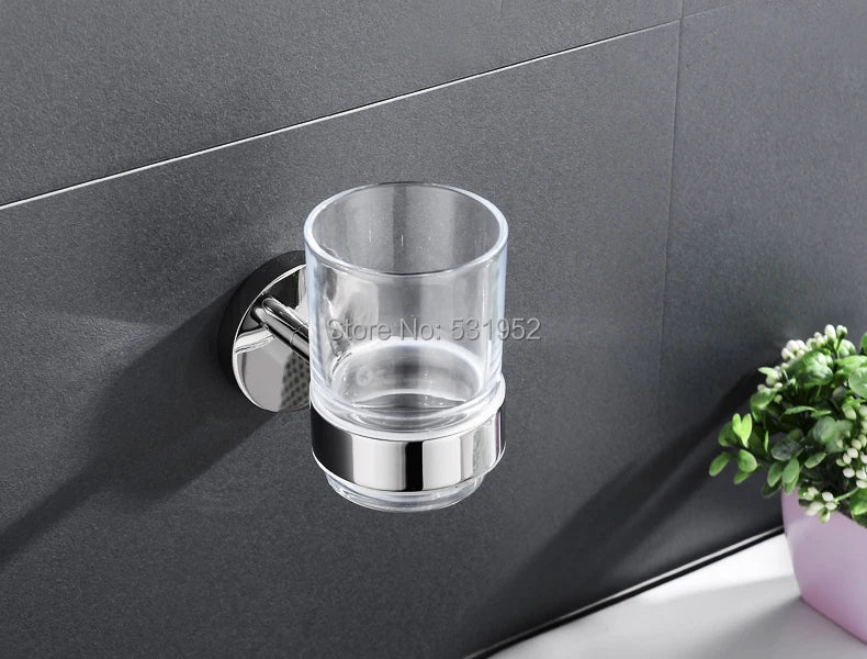 Bathroom Accessories Towel Rack Shelf Paper Holder Stainless Steel Toilet Brush Holder Hand Towel Ring Robe Hook Hanger Chrome