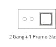 Livolo Luxury White Pearl Crystal Glass, EU standard, Single Glass Panel For 2 Gang  Wall Touch Switch,VL-C7-C2-11 (7 Colors)