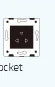 Livolo Luxury White Pearl Crystal Glass, EU standard, Single Glass Panel For 2 Gang  Wall Touch Switch,VL-C7-C2-11 (7 Colors)