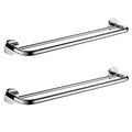 24" Double Towel Bars Stainless Steel 304 Towel Rack Wall Mounted Towel Holder 60CM Towel Rail