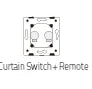 Livolo Luxury White Pearl Crystal Glass, EU standard, Single Glass Panel For 2 Gang  Wall Touch Switch,VL-C7-C2-11 (7 Colors)