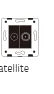 Livolo Luxury White Pearl Crystal Glass, EU standard, Single Glass Panel For 2 Gang  Wall Touch Switch,VL-C7-C2-11 (7 Colors)