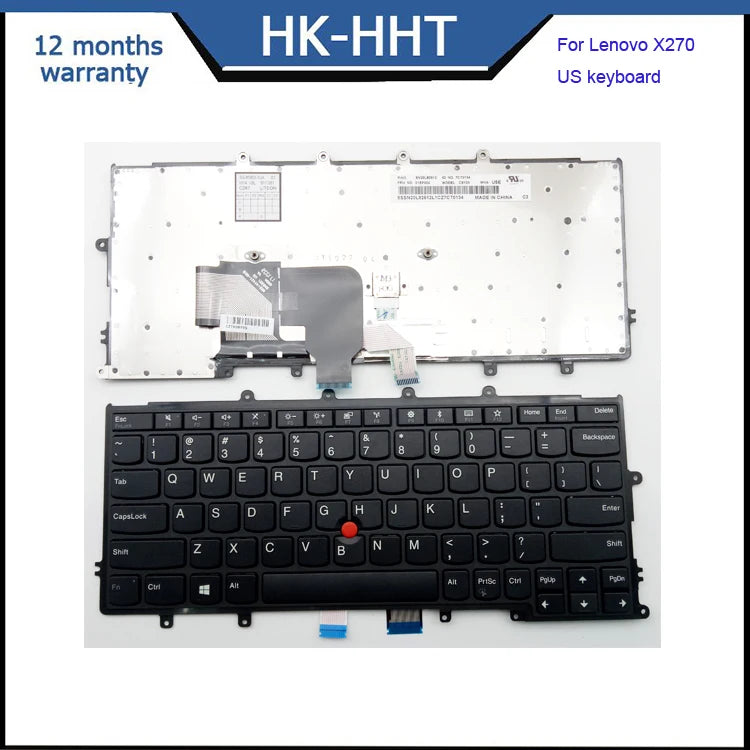 HK-HHT US Laptop Keyboard for IBM Thinkpad X240 X240S X250  Keyboard