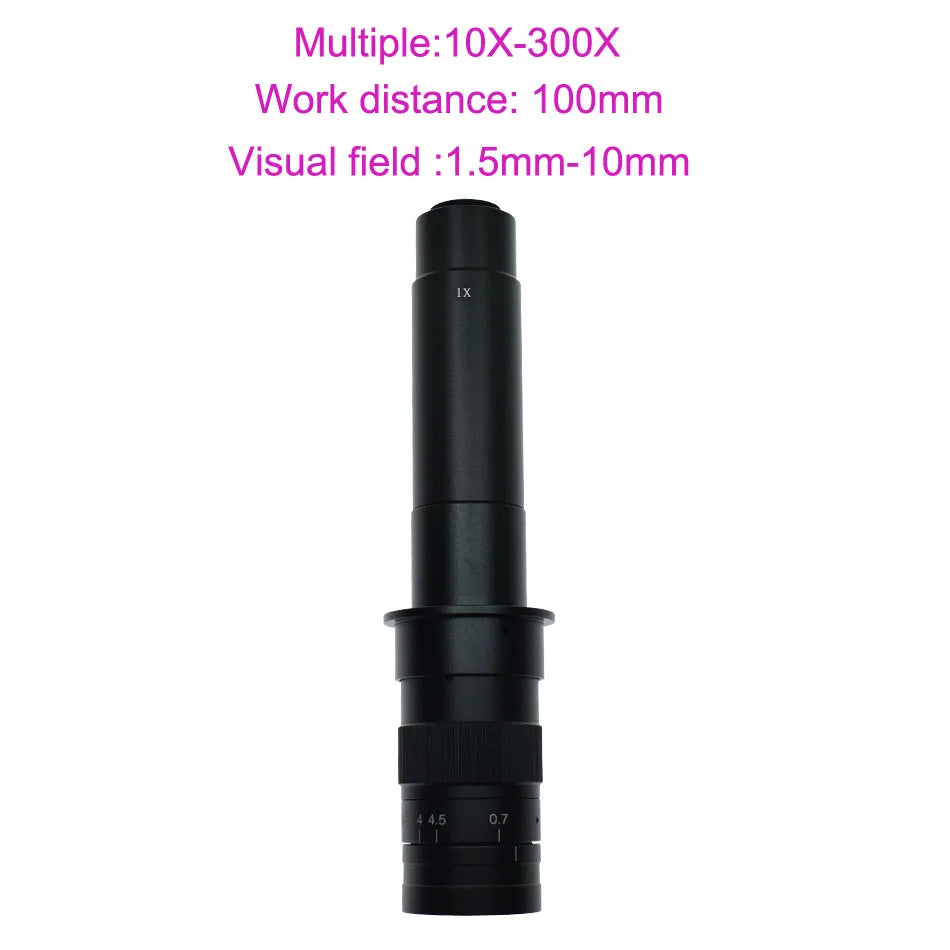 Full HD 48MP 4K 30FPS Industry Video Microscope Camera HDMI-compatible USB Simultaneous Output Magnifier Chip Phone Repair
