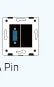 Livolo Luxury White Pearl Crystal Glass, EU standard, Single Glass Panel For 2 Gang  Wall Touch Switch,VL-C7-C2-11 (7 Colors)