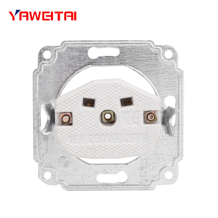 European Electrical 250V 10A/16A 1 Gang Socket French Style Waterproof Wall Socket