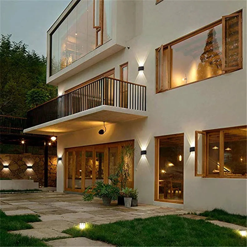 LED Wall Light 2W 6W 8W Waterproof Outdoor Wall Lamp Garden Porch Light Decor for Bathroom Bedroom Living Room AC85-265V