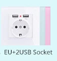 Coswall Luxury Crystal Tempered Glass Panel 1 Gang 1 Way Light Switch On / Off Wall Switch With LED Indicator 16A AC 250V