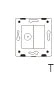 Livolo Luxury White Pearl Crystal Glass, EU standard, Single Glass Panel For 2 Gang  Wall Touch Switch,VL-C7-C2-11 (7 Colors)