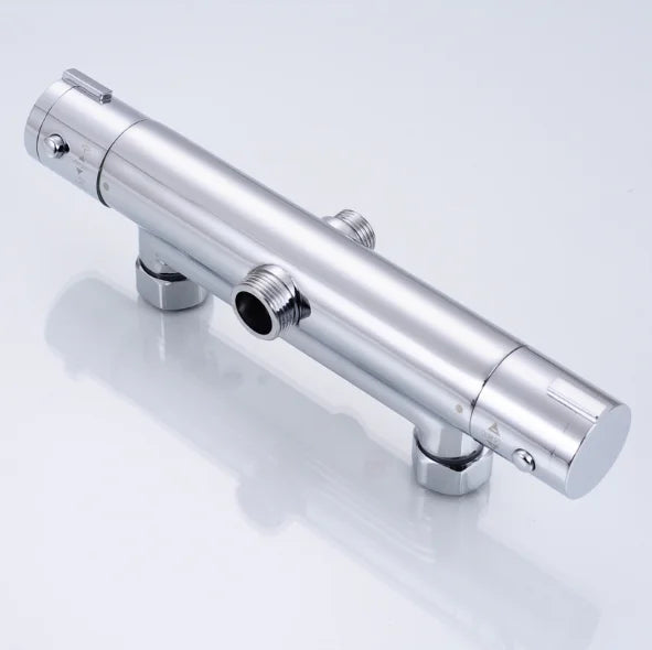 Thermostatic Shower Faucet Set 2 Function Shower System Wall Mounted Shower Set