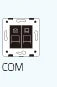 Livolo Luxury White Pearl Crystal Glass, EU standard, Single Glass Panel For 2 Gang  Wall Touch Switch,VL-C7-C2-11 (7 Colors)