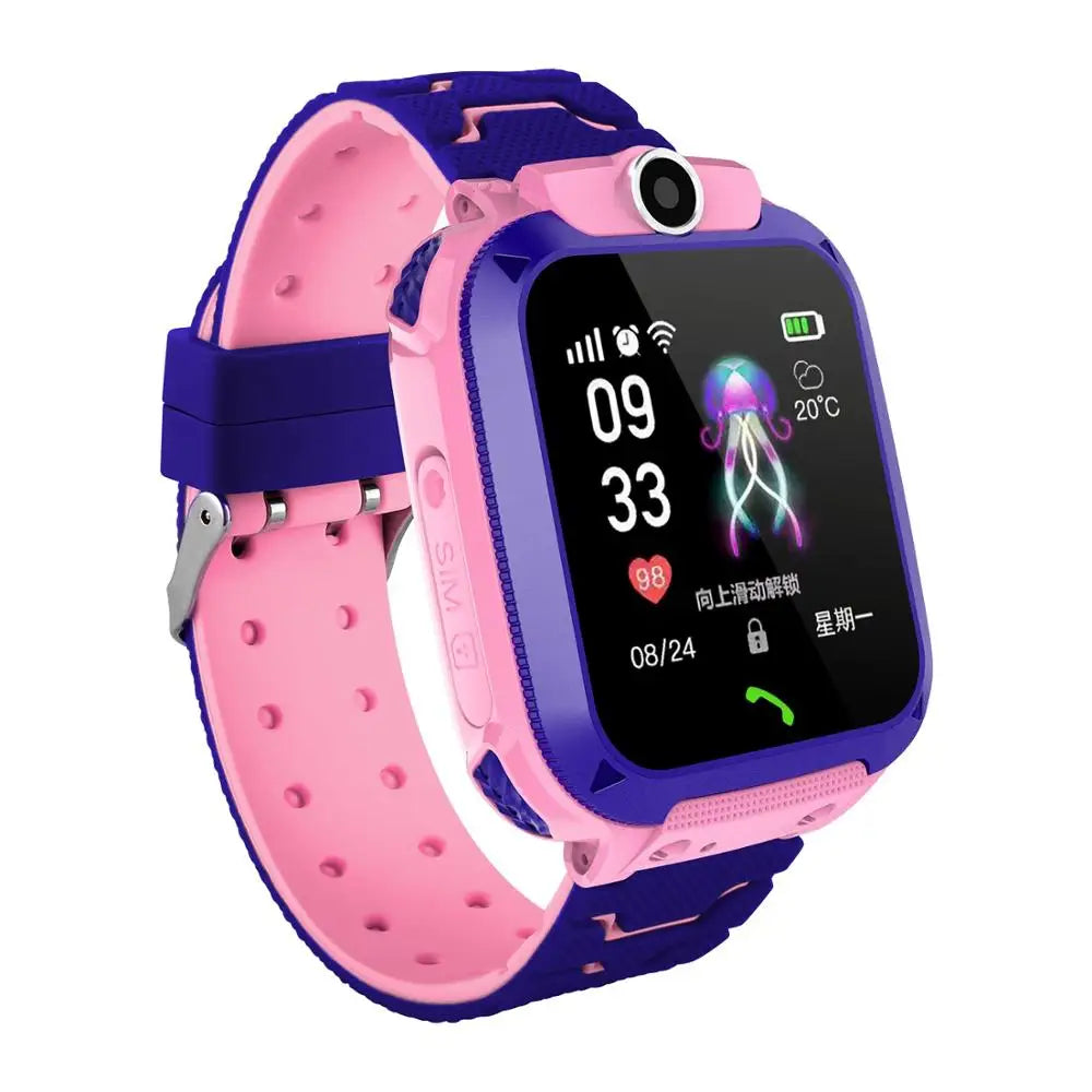 2025 Shenzhen YQT Q12 Waterproof IP67 Baby Smart Watch for Kids Cute HD Voice Calling Magnetic Low Prices China Manufacture