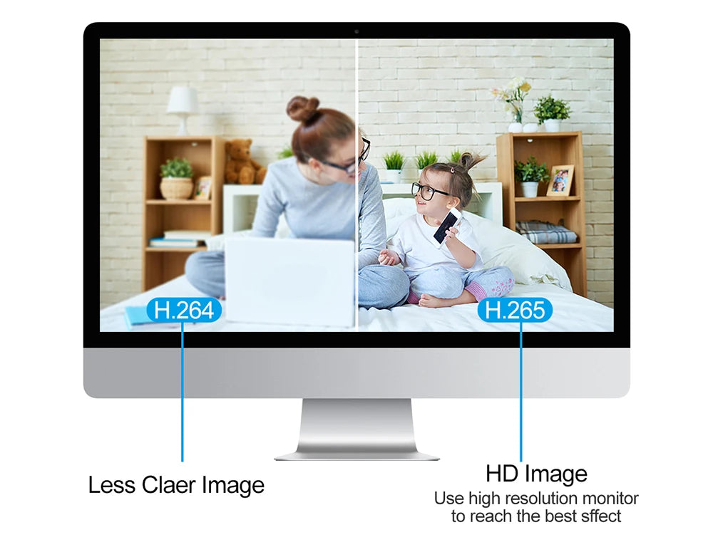 8CH 5MP POE Dome Security Camera System IP Camera Vandal-proof Indoor Home CCTV Video Record Surveillance Protection Kit