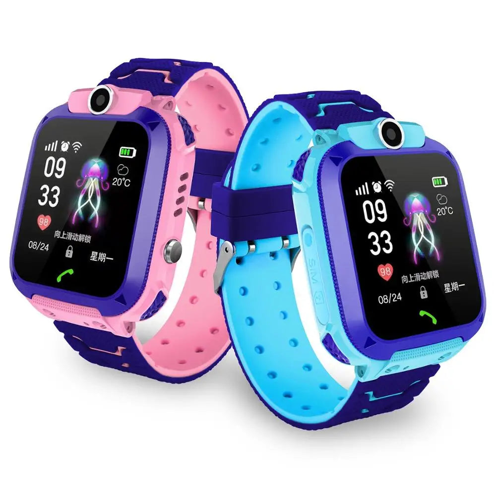 2025 Shenzhen YQT Q12 Waterproof IP67 Baby Smart Watch for Kids Cute HD Voice Calling Magnetic Low Prices China Manufacture