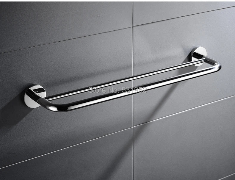 Bathroom Accessories Towel Rack Shelf Paper Holder Stainless Steel Toilet Brush Holder Hand Towel Ring Robe Hook Hanger Chrome