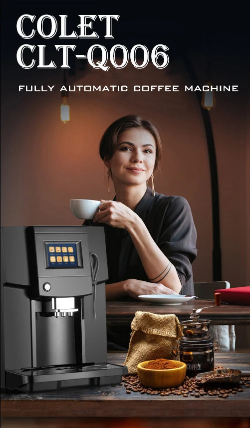 3.5' Touch Screen Italy Designed Full Automatic Coffee Machine