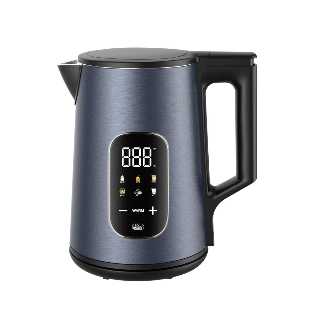 New 1.7L Digital Tea Smart Electric Kettle Keep Warm Temperature Controller LED Display Kettle with WiFi CB CE GS Certification