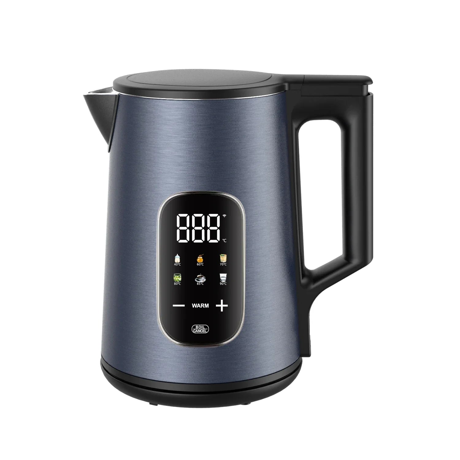 New 1.7L Digital Tea Smart Electric Kettle Keep Warm Temperature Controller LED Display Kettle with WiFi CB CE GS Certification