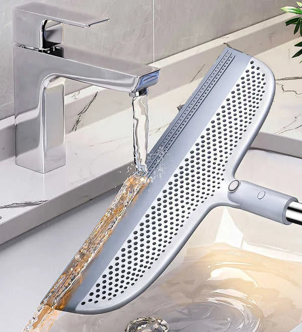 2 in 1 Silicone Removable Broom Floor Cleaning Squeegee Broom Magic Silicone Broom for Household Use