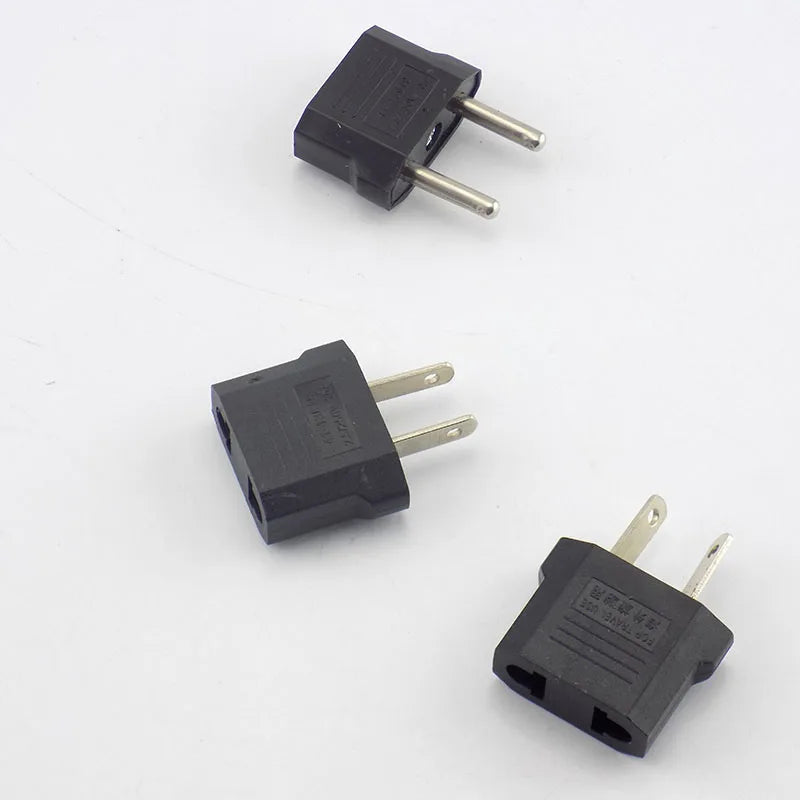 2PCS European US AU EU Plug Converter Power Socket Adapter American Japan US To EU Euro Travel Adapter Outlet connector C1