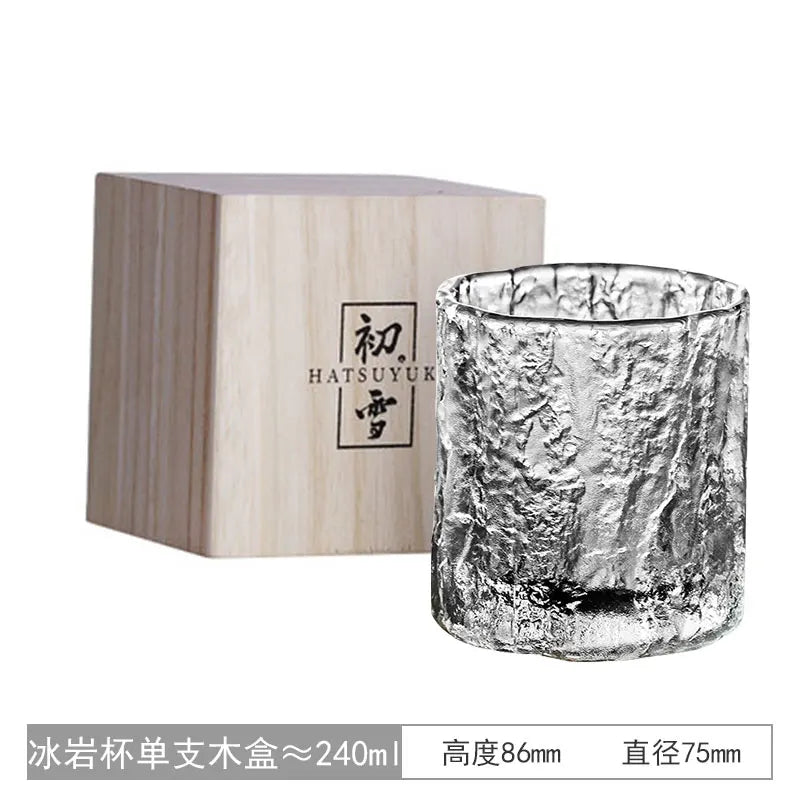 Whiskey Glasses 8oz Old Fashioned Cups Cocktail Rocks Glasses with Coasters and Luxury Box Crystal Tumblers for Scotch, Bourb