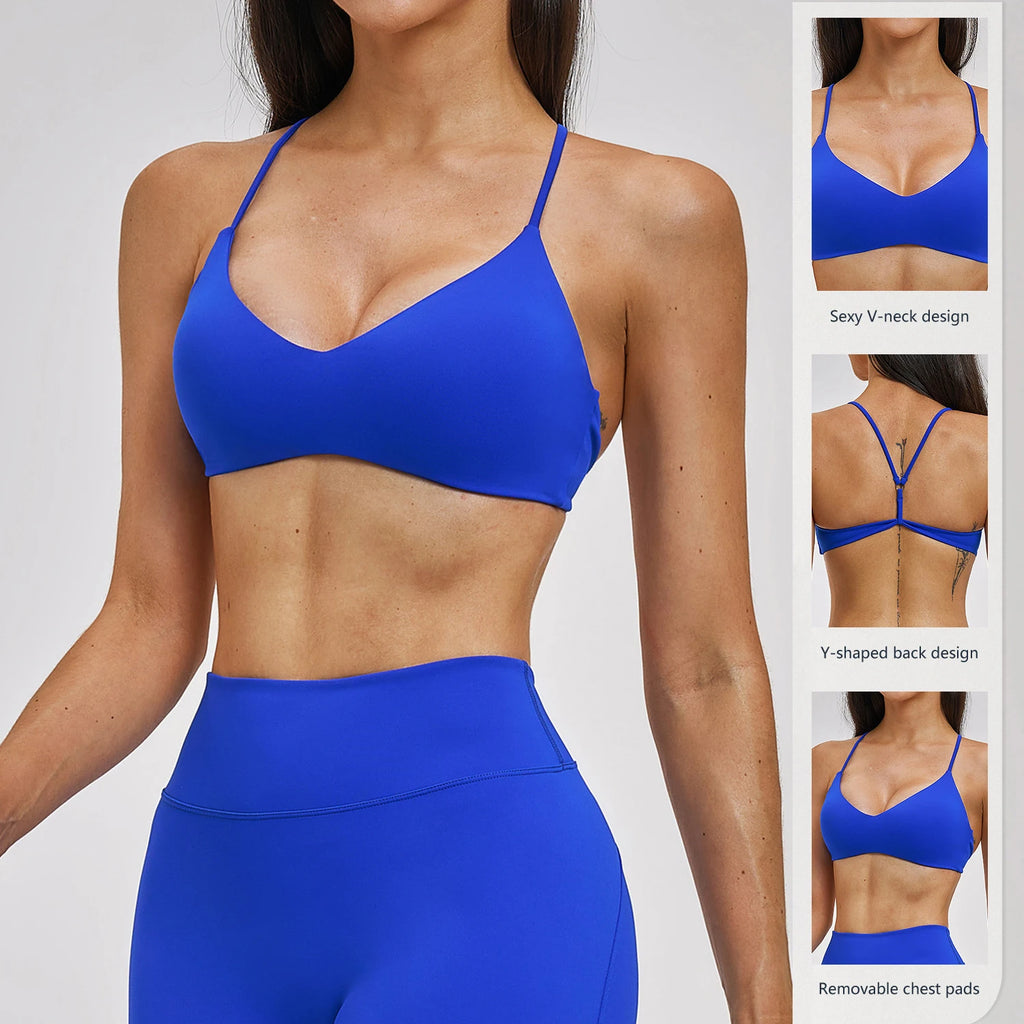 Wholesale High Support Sports Yoga Bra Underwear Sports Bra Yoga Tops Bra Running Active Wear Top Deportivo Fitness Mujer