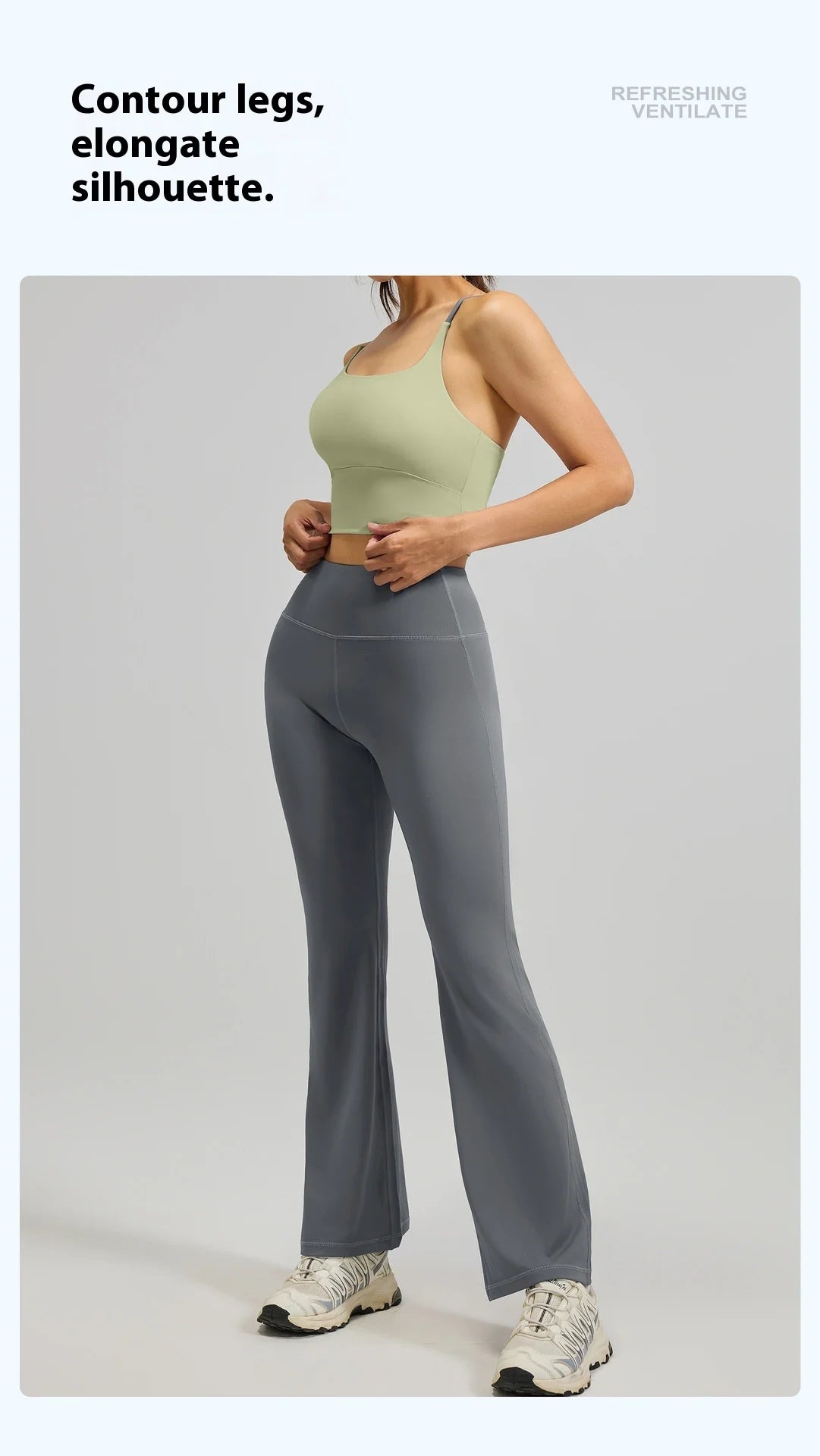 Women's High-Waist Hip-Lifting V-neck Sleeveless Two-Piece Fitness Suit Breathable Slimming Yoga Suit Four-Way Stretch Solid