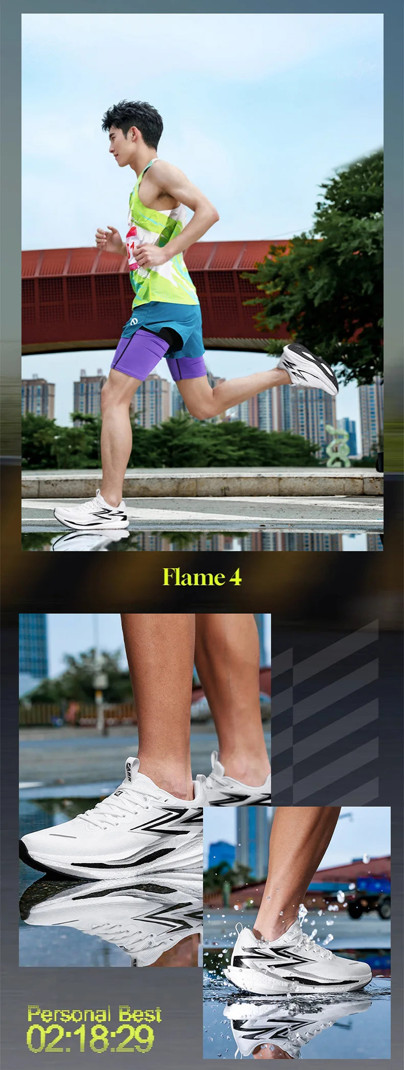 New Pointed Running Shoes Marathon Casual Sports Breathable Mesh Lightweight Lace-Up Closure Unisex Summer Cushioning TPR