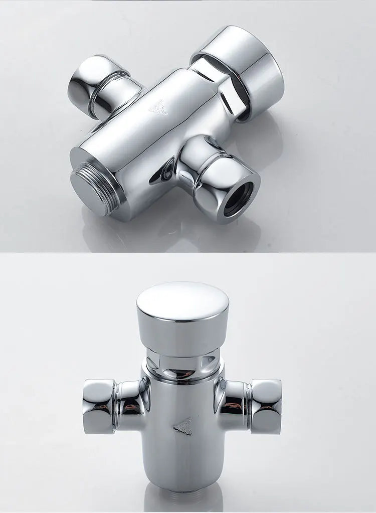 Swimming Pool Bathroom Concealed Single-cold Delayed Shower Tap Outdoor Beach Surface-mounted Push-button Delayed Shower Switch