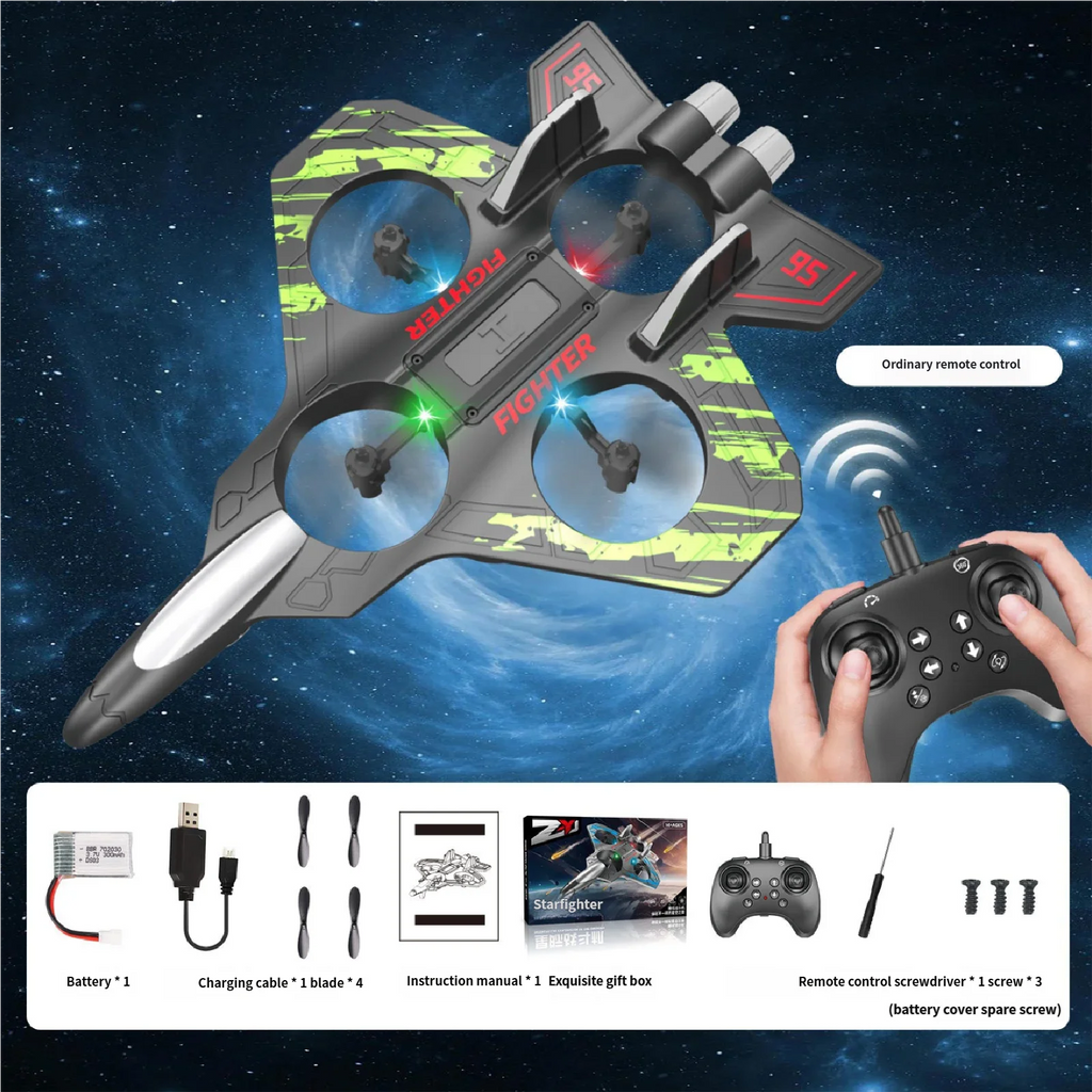 Hot Selling Shockproof EVA Material Indoor Beginner Level 6CH 6 Channels Auto Return 1080P HD 2.4Ghz Ready Go Gray 30-50cm RC