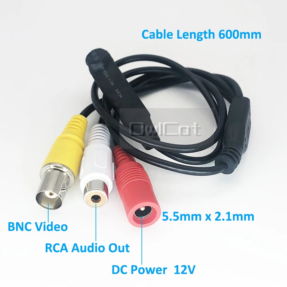 Small Mini 2MP HD Camera 1080P AHD Camera With Audio 3.6mm Lens Indoor CCTV Video Audio Camera For HD AHD DVR System